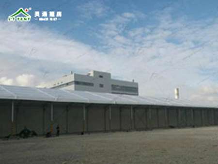 上海申龍客車(chē)-倉(cāng)儲(chǔ)篷房案例